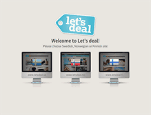 Tablet Screenshot of letsdeal.com